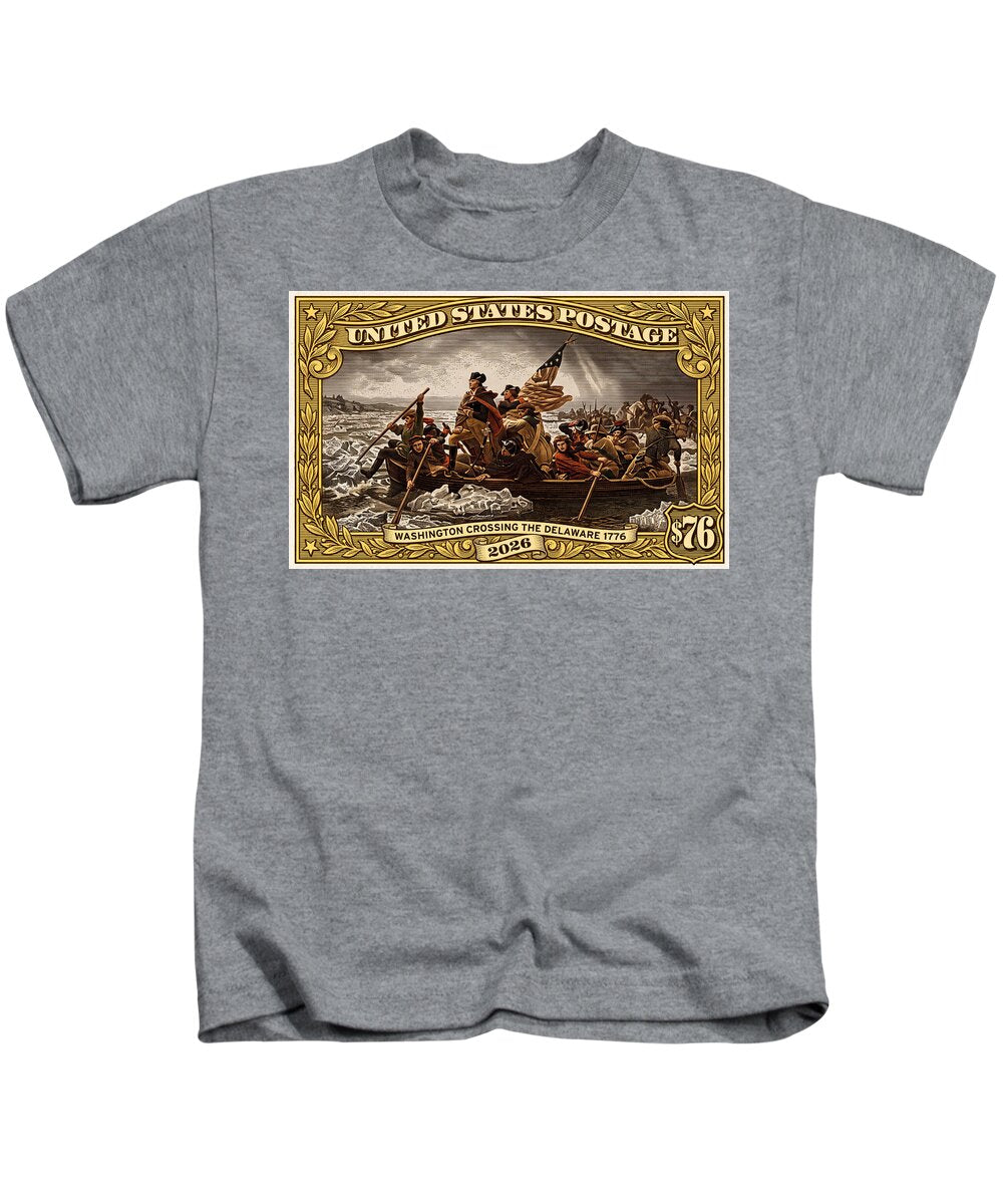 Crossing the Delaware $76 2 - Kids T-Shirt
