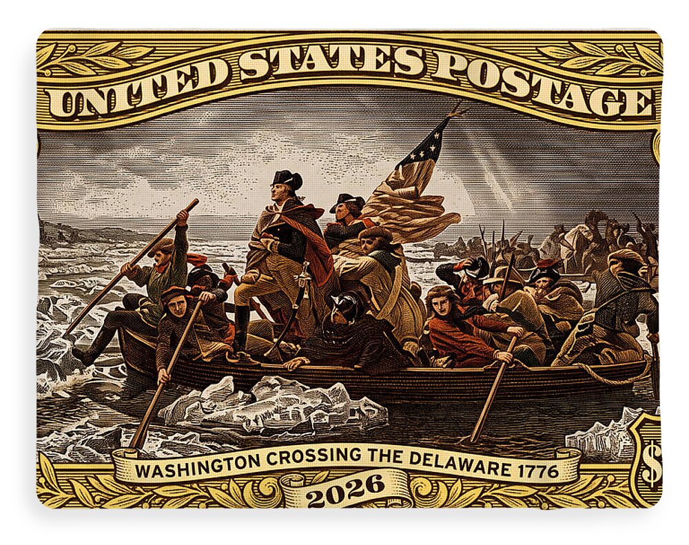 Crossing the Delaware $76 2 - Blanket