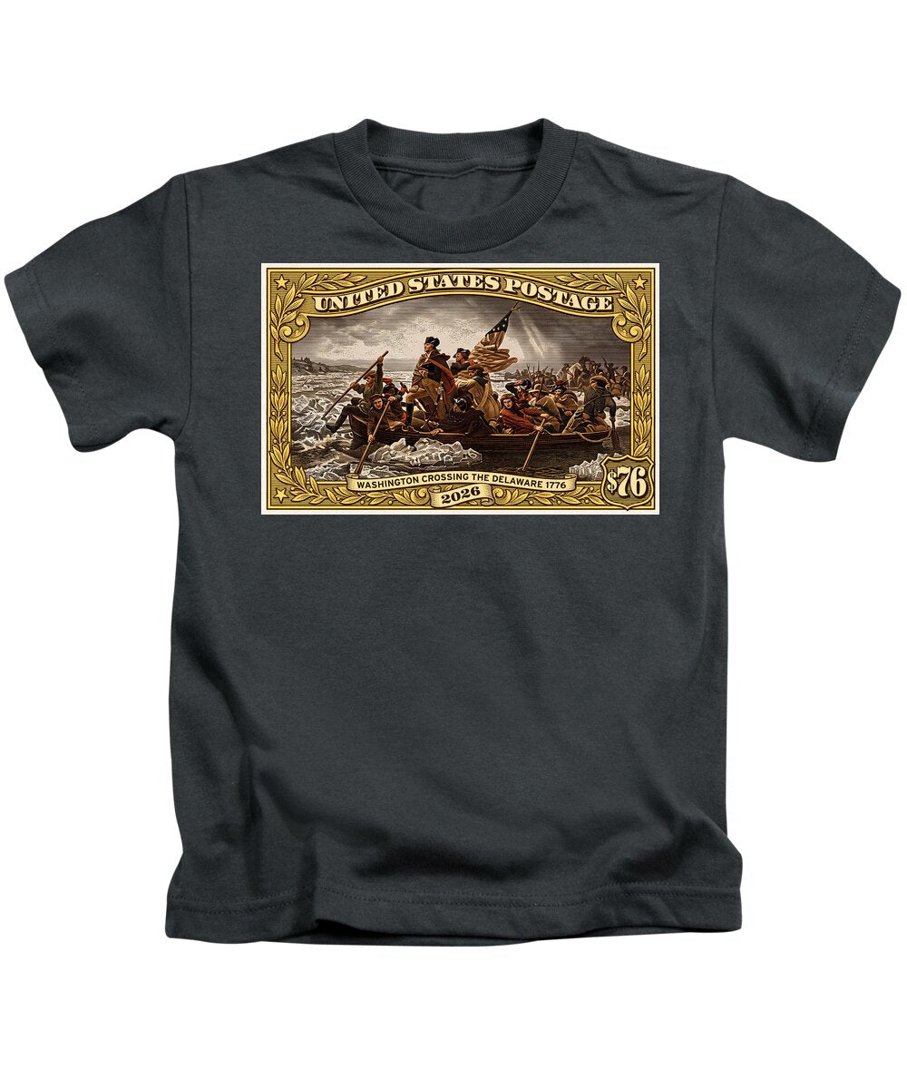 Crossing the Delaware $76 2 - Kids T-Shirt