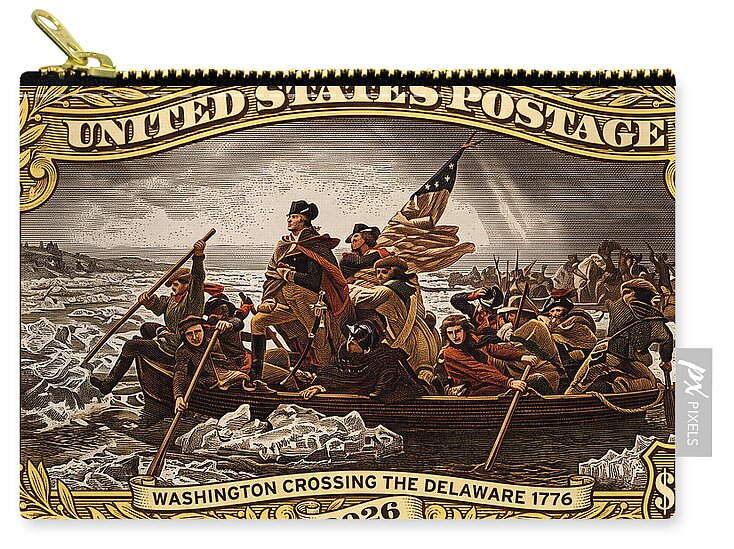 Crossing the Delaware $76 2 - Zip Pouch