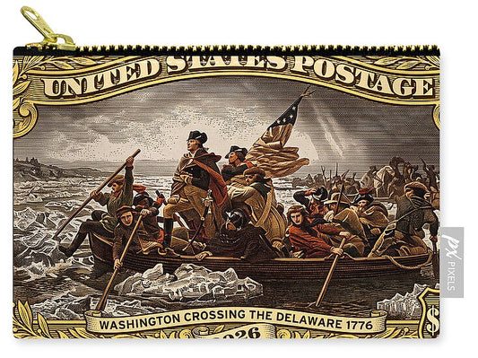 Crossing the Delaware $76 2 - Zip Pouch