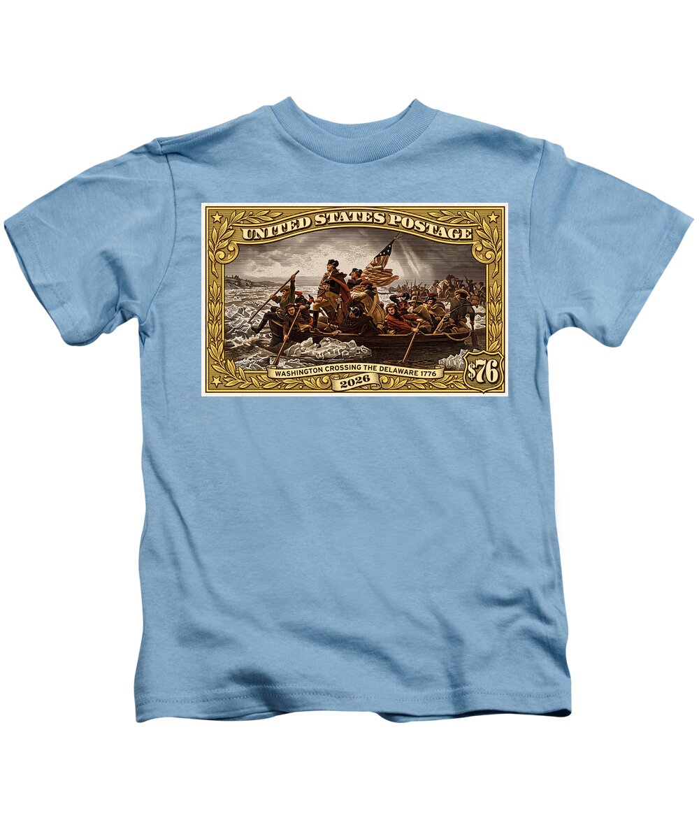 Crossing the Delaware $76 2 - Kids T-Shirt