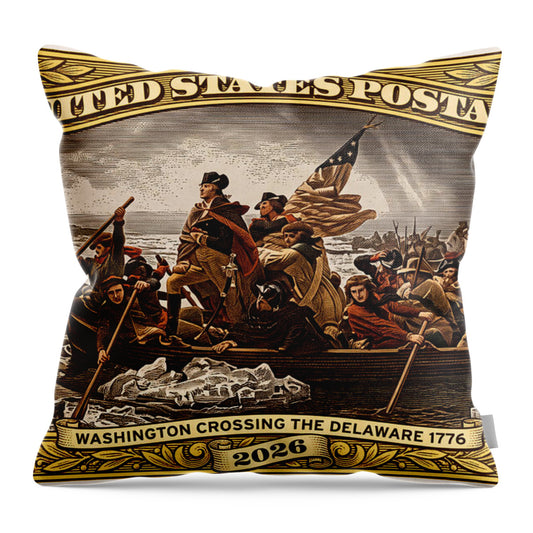 Crossing the Delaware $76 2 - Throw Pillow