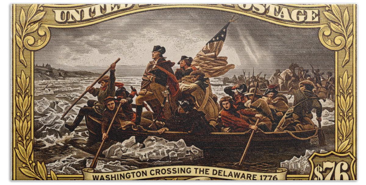 Crossing the Delaware $76 2 - Bath Towel