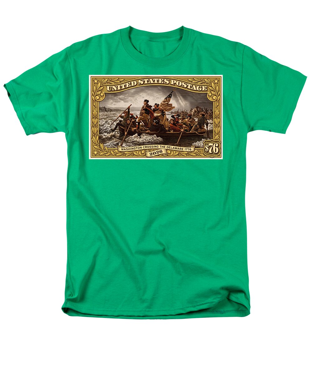 Crossing the Delaware $76 2 - Men's T-Shirt  (Regular Fit)