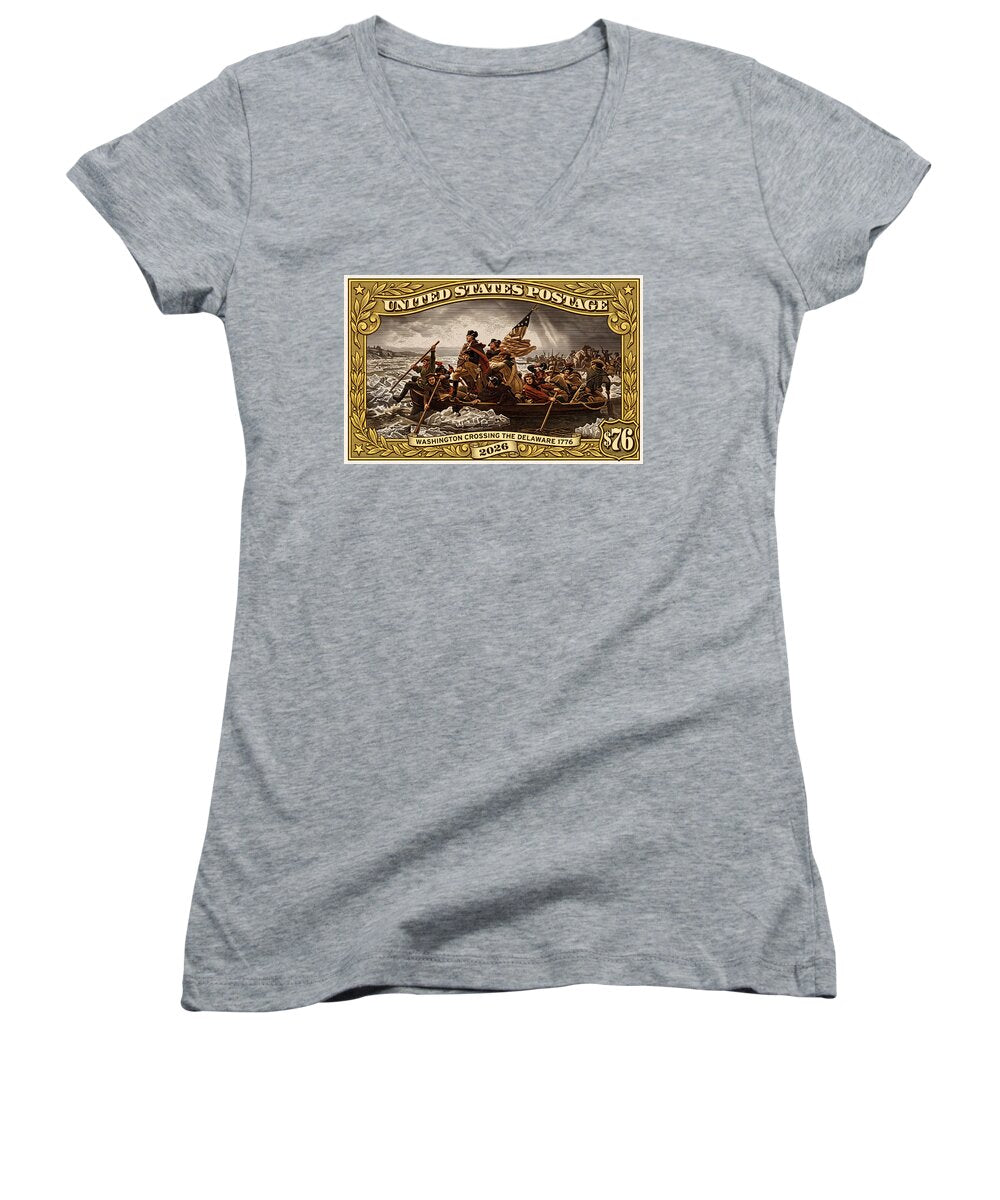 Crossing the Delaware $76 2 - Women's V-Neck
