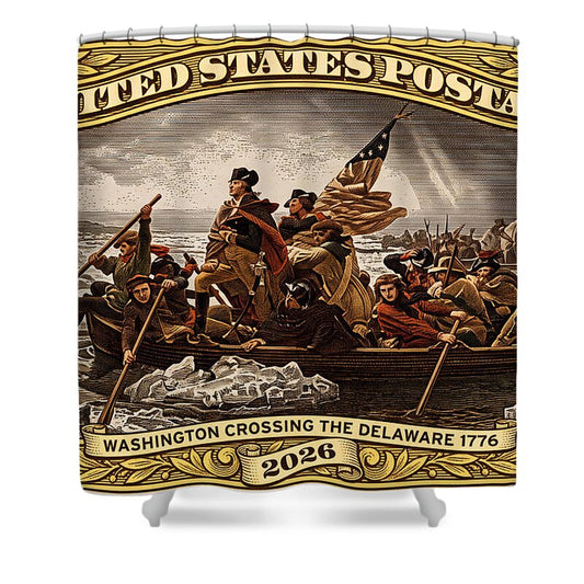 Crossing the Delaware $76 2 - Shower Curtain
