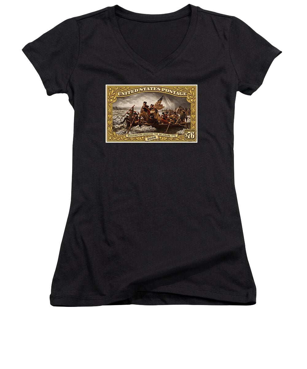 Crossing the Delaware $76 2 - Women's V-Neck