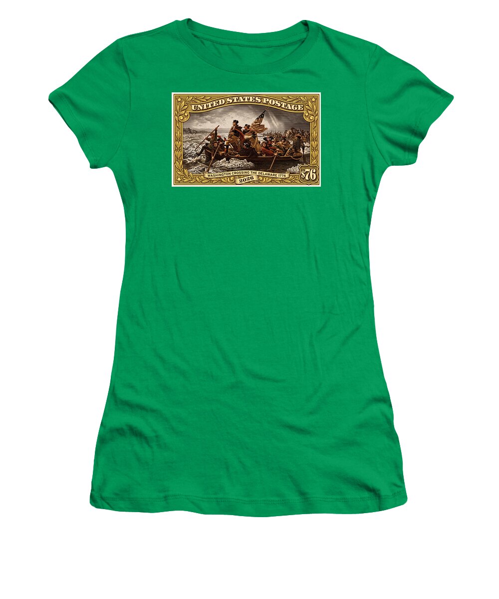 Crossing the Delaware $76 2 - Women's T-Shirt