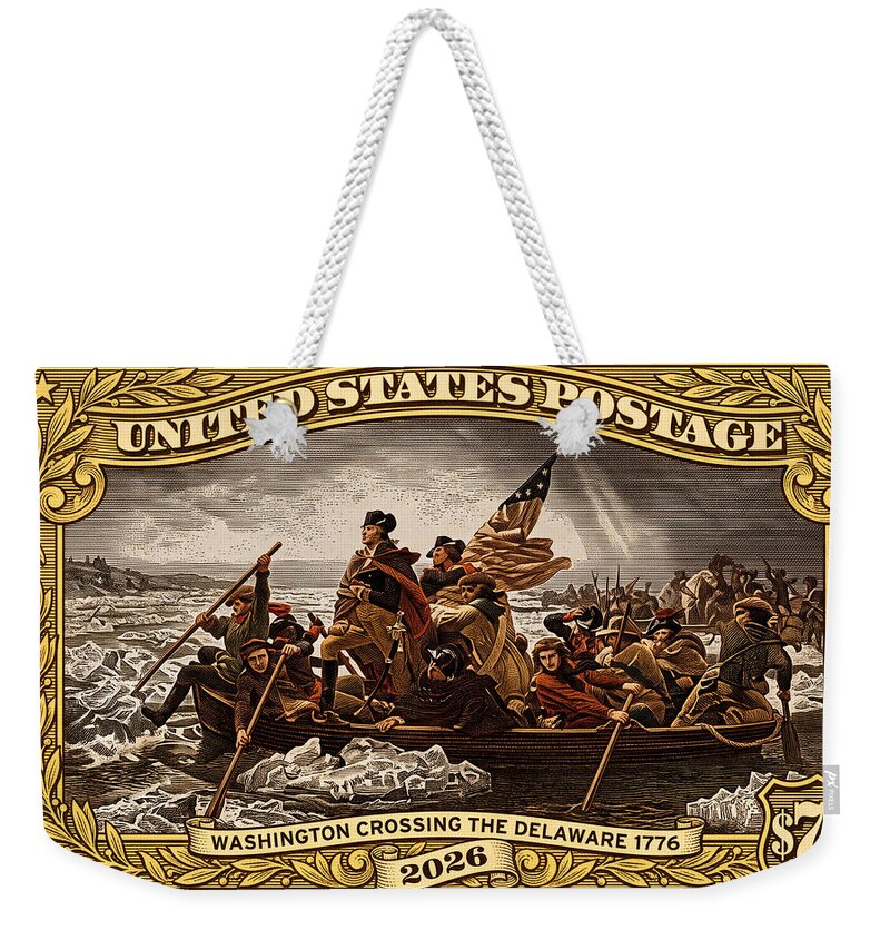 Crossing the Delaware $76 2 - Weekender Tote Bag