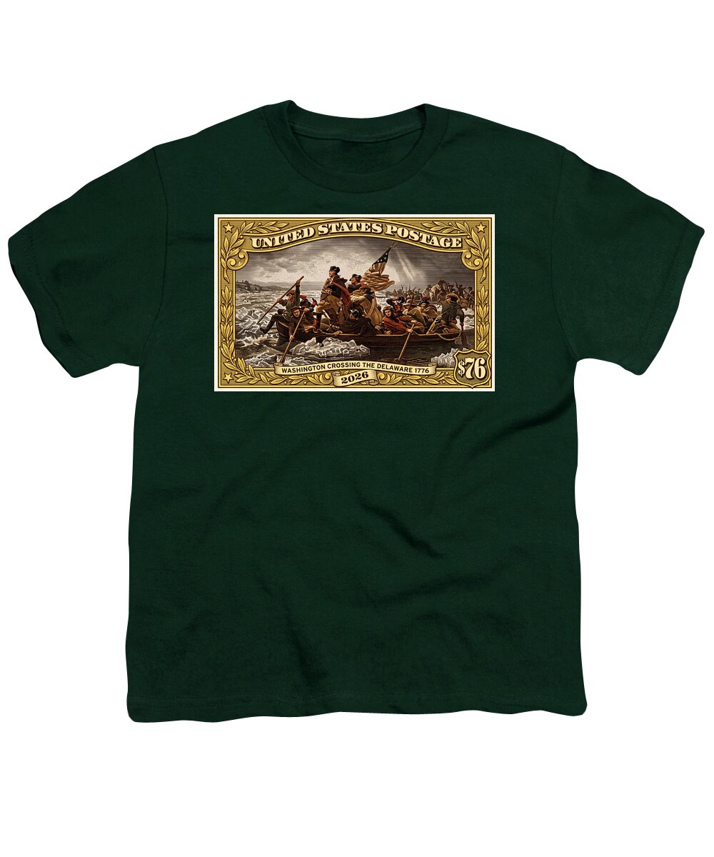 Crossing the Delaware $76 2 - Youth T-Shirt