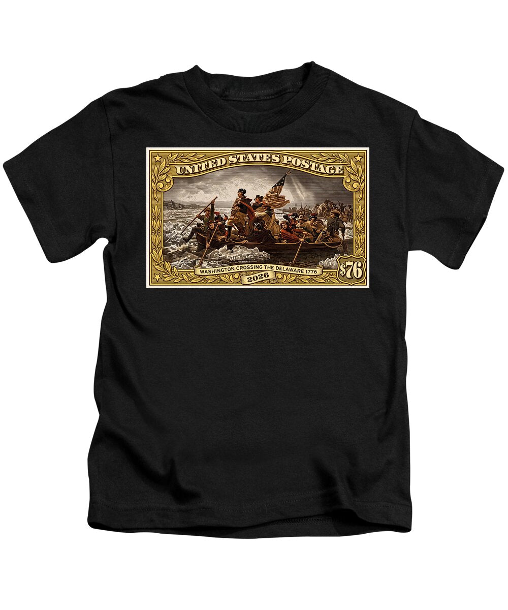 Crossing the Delaware $76 2 - Kids T-Shirt