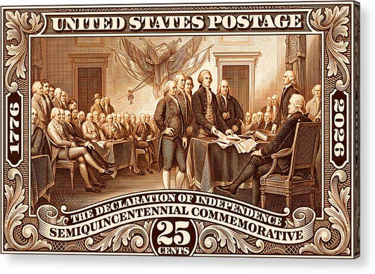 Declaration 25c 2 - Acrylic Print