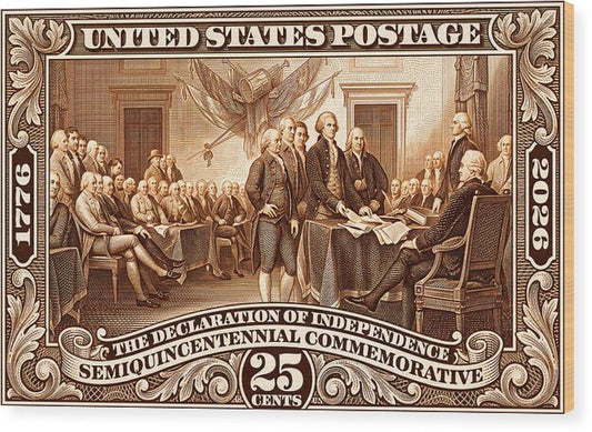 Declaration 25c 2 - Wood Print
