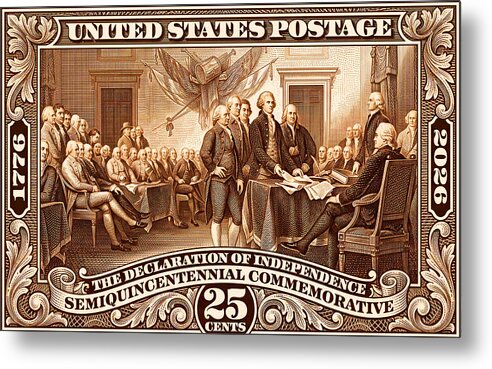 Declaration 25c 2 - Metal Print