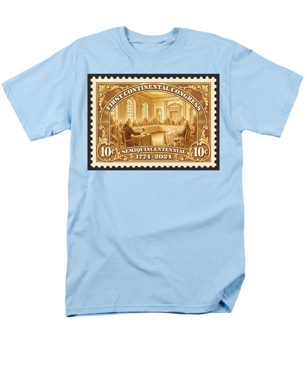 First Continental Congress 10c 1 - Men's T-Shirt  (Regular Fit)