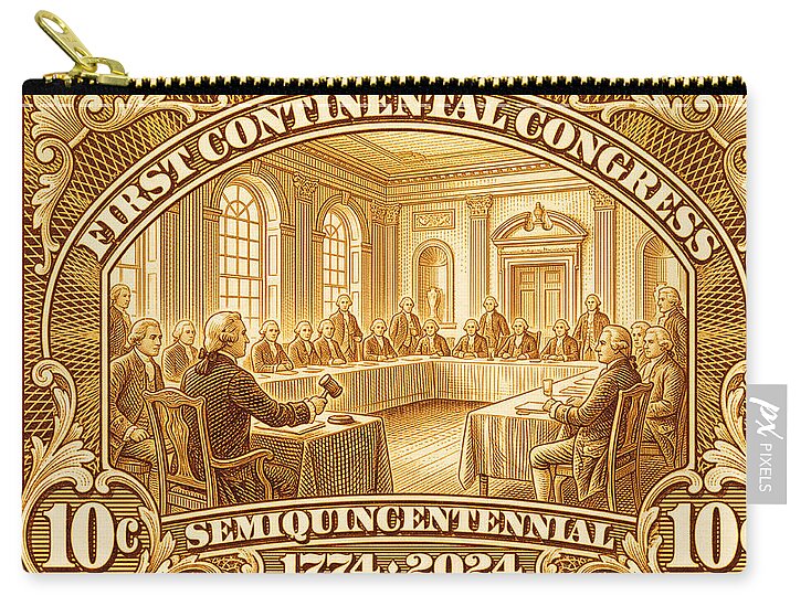 First Continental Congress 10c 1 - Zip Pouch