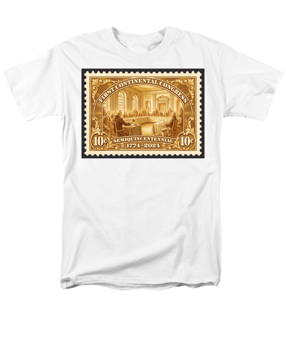 First Continental Congress 10c 1 - Men's T-Shirt  (Regular Fit)