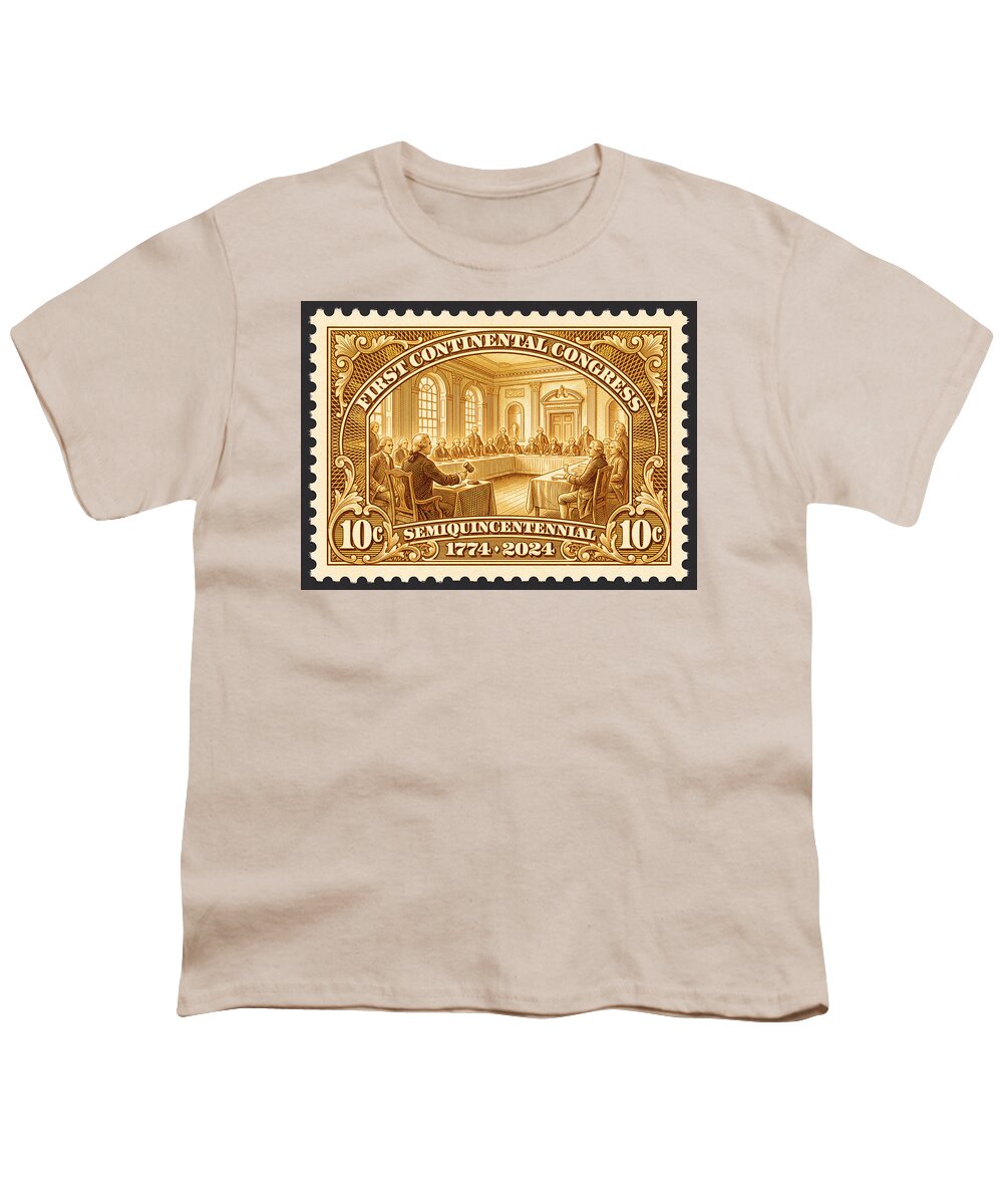 First Continental Congress 10c 1 - Youth T-Shirt