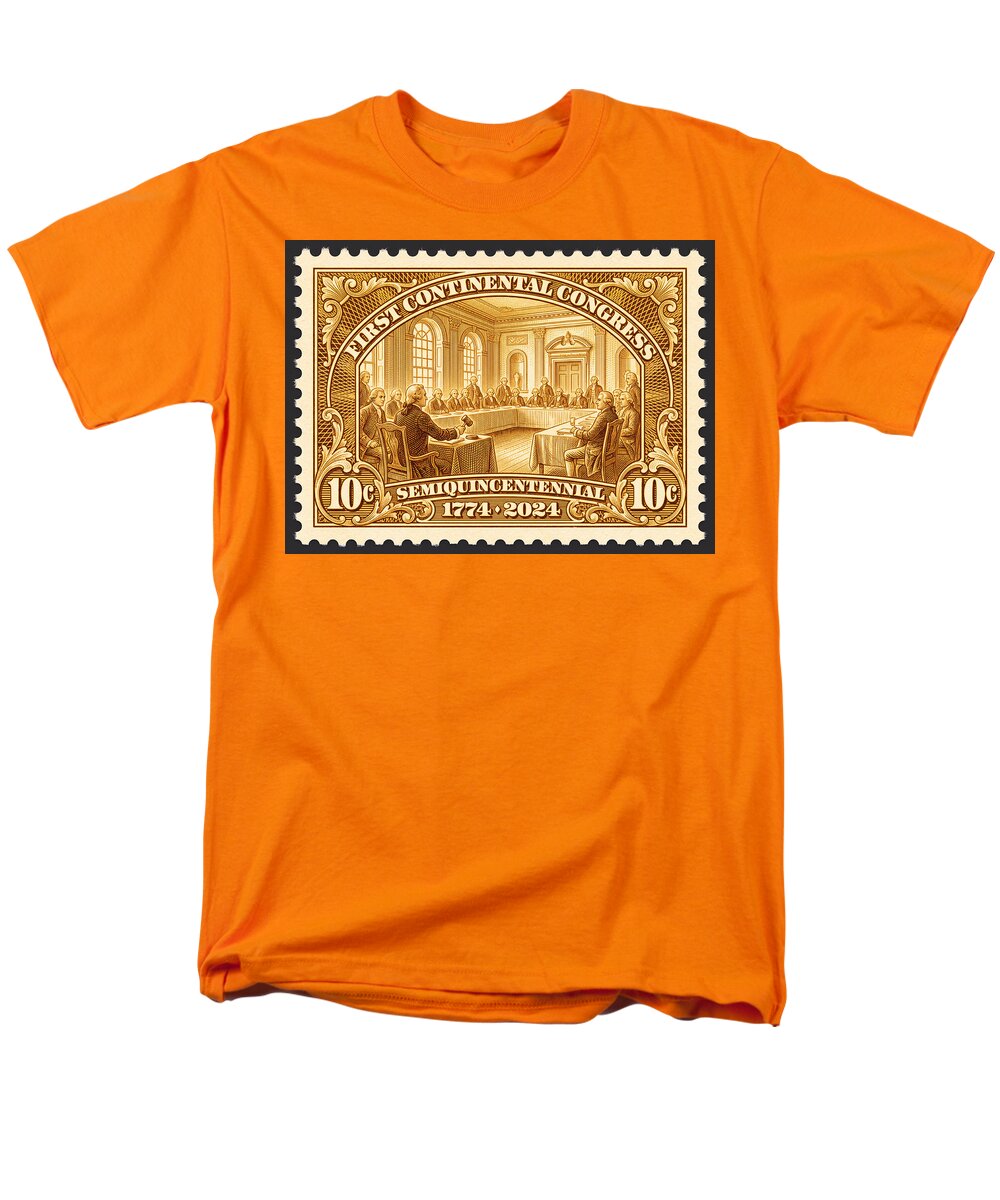 First Continental Congress 10c 1 - Men's T-Shirt  (Regular Fit)