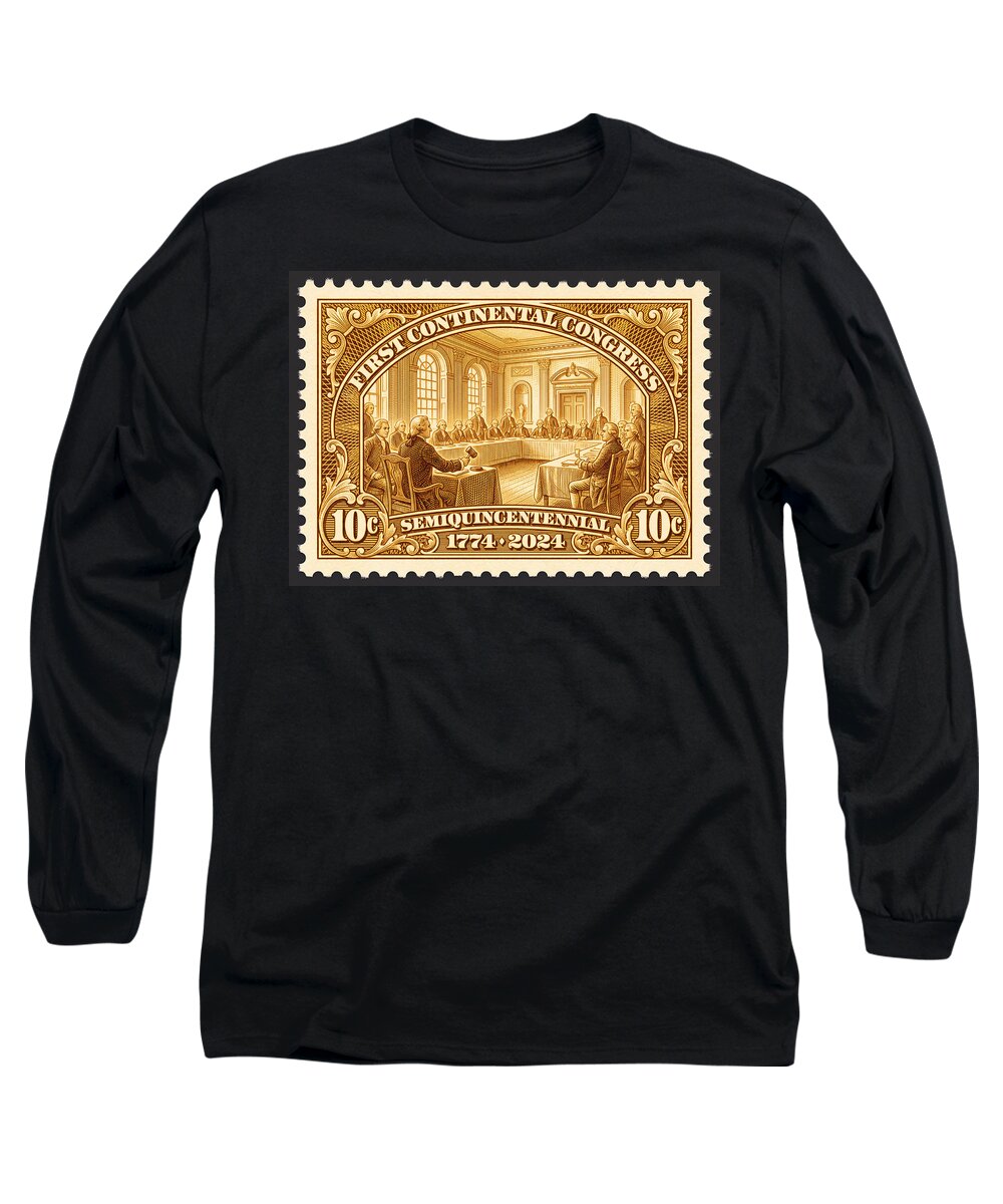 First Continental Congress 10c 1 - Long Sleeve T-Shirt