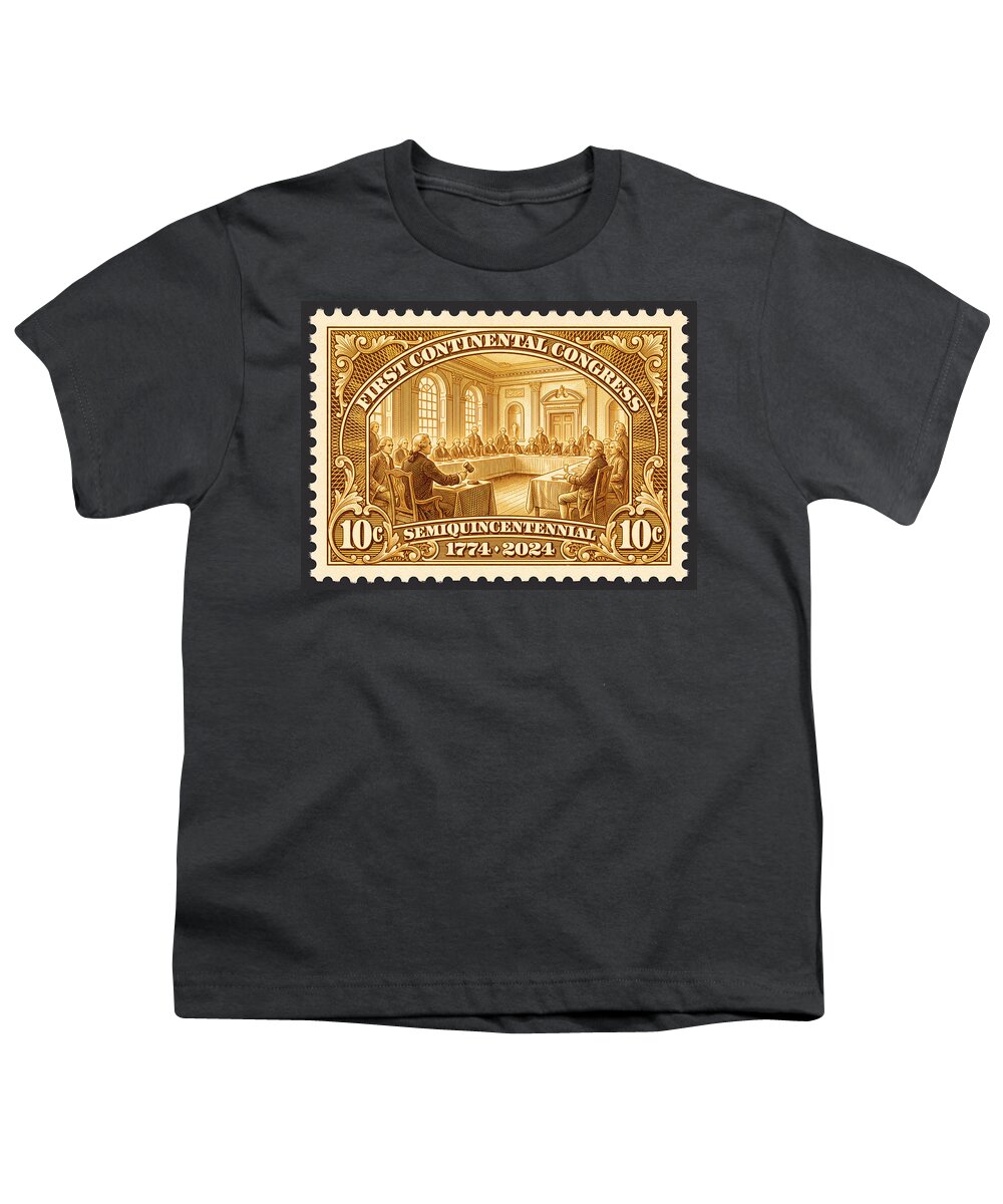 First Continental Congress 10c 1 - Youth T-Shirt