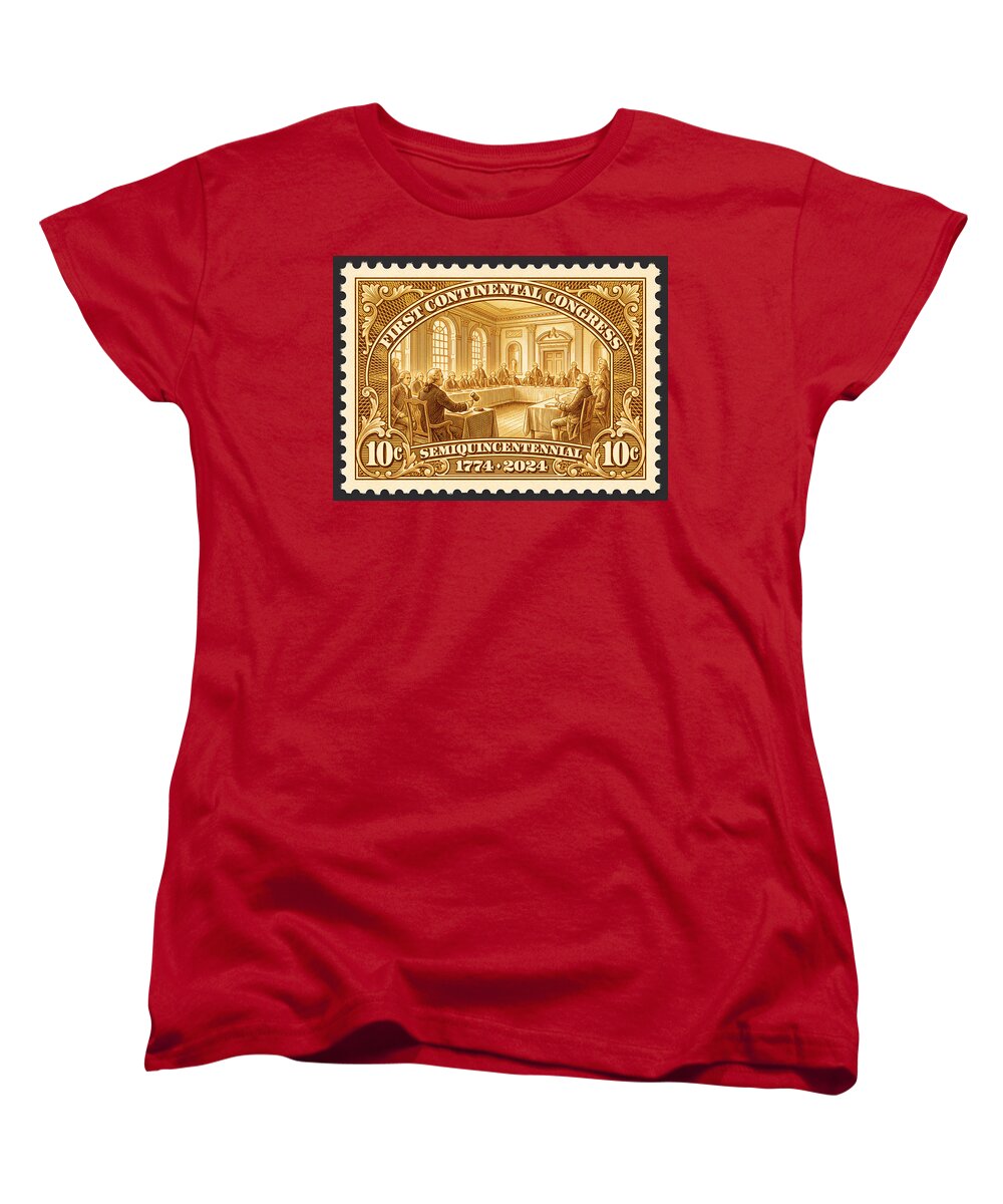 First Continental Congress 10c 1 - Women's T-Shirt (Standard Fit)