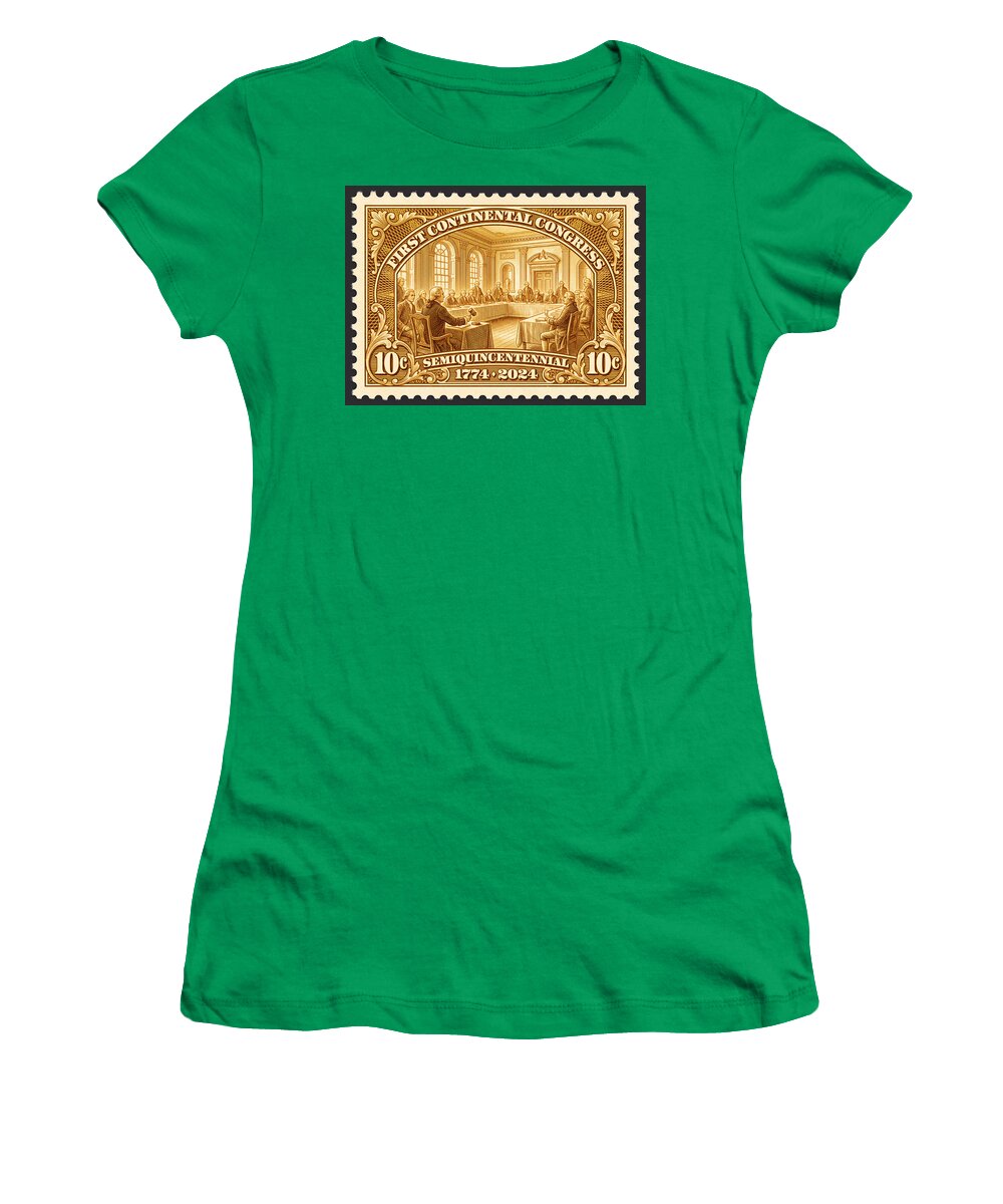 First Continental Congress 10c 1 - Women's T-Shirt