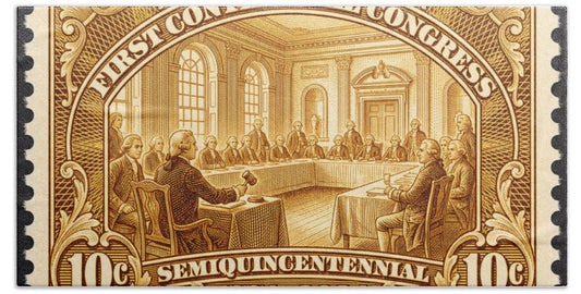 First Continental Congress 10c 1 - Bath Towel