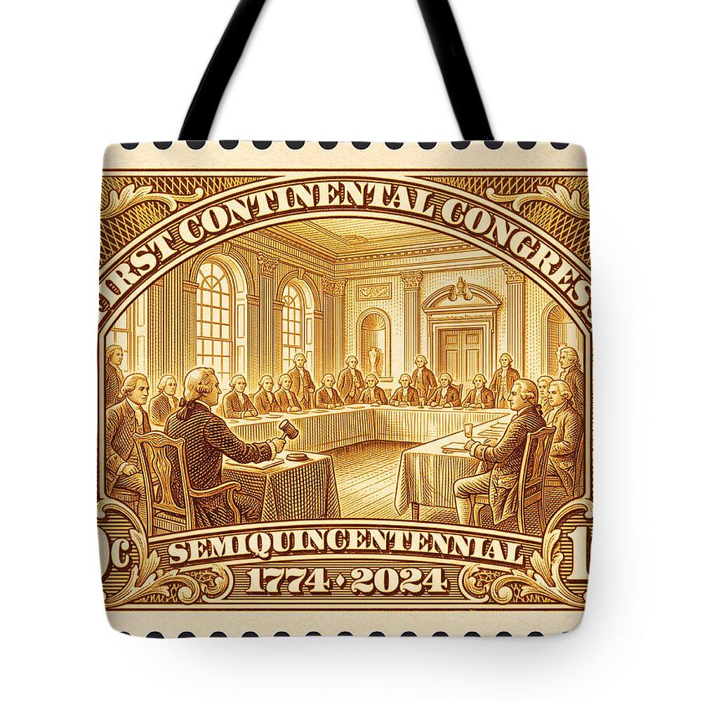 First Continental Congress 10c 1 - Tote Bag