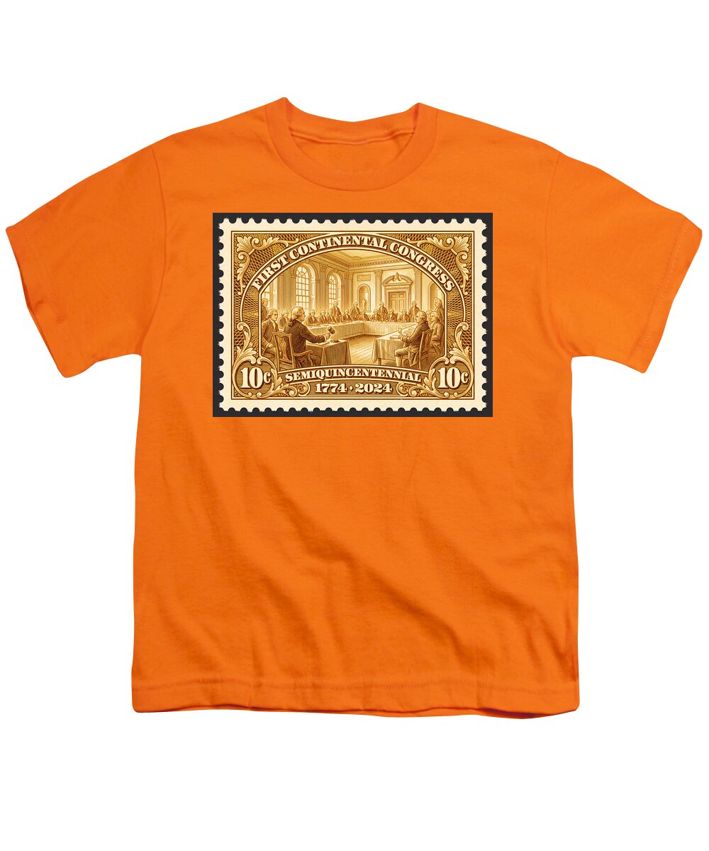 First Continental Congress 10c 1 - Youth T-Shirt