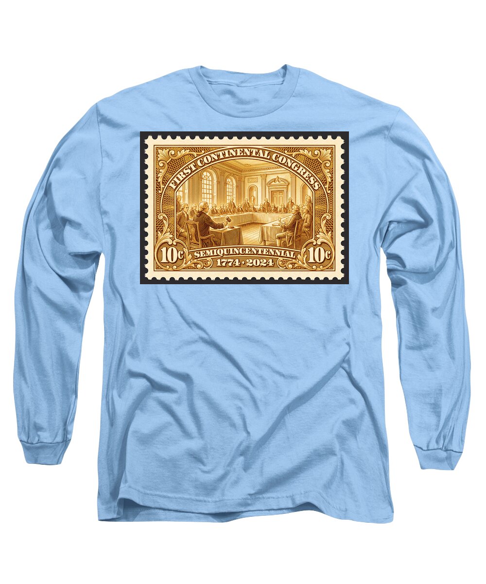 First Continental Congress 10c 1 - Long Sleeve T-Shirt