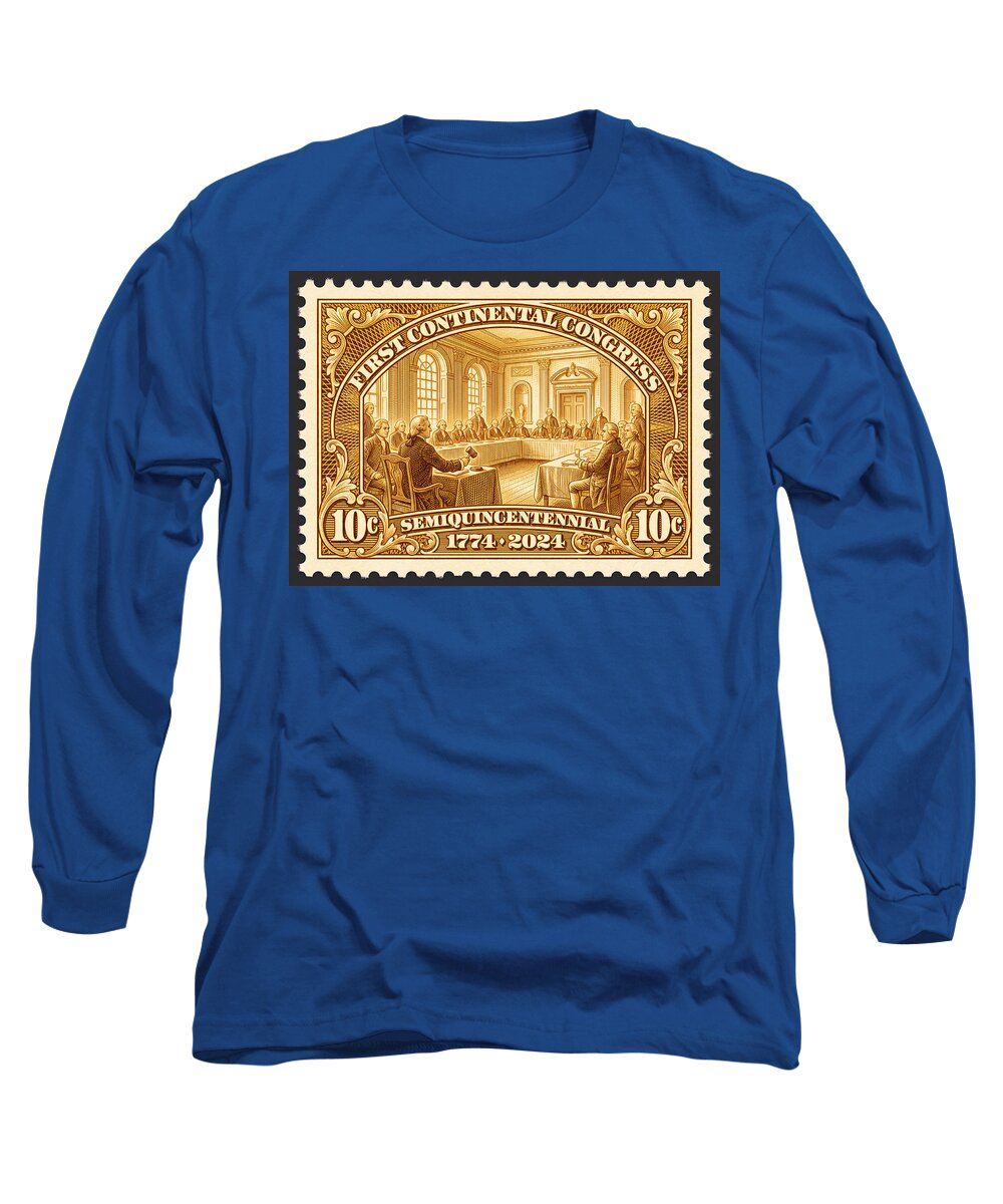First Continental Congress 10c 1 - Long Sleeve T-Shirt