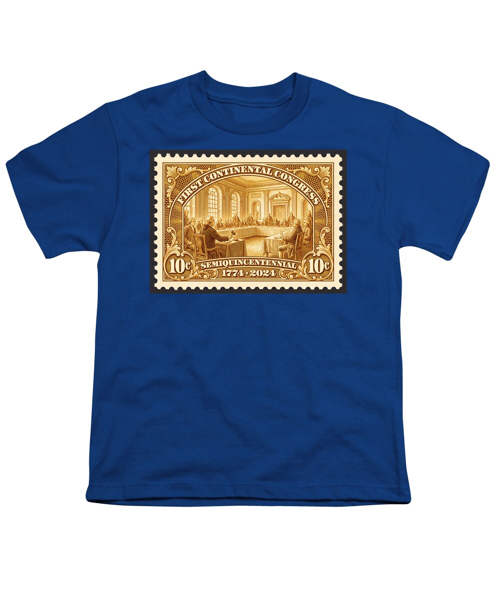 First Continental Congress 10c 1 - Youth T-Shirt