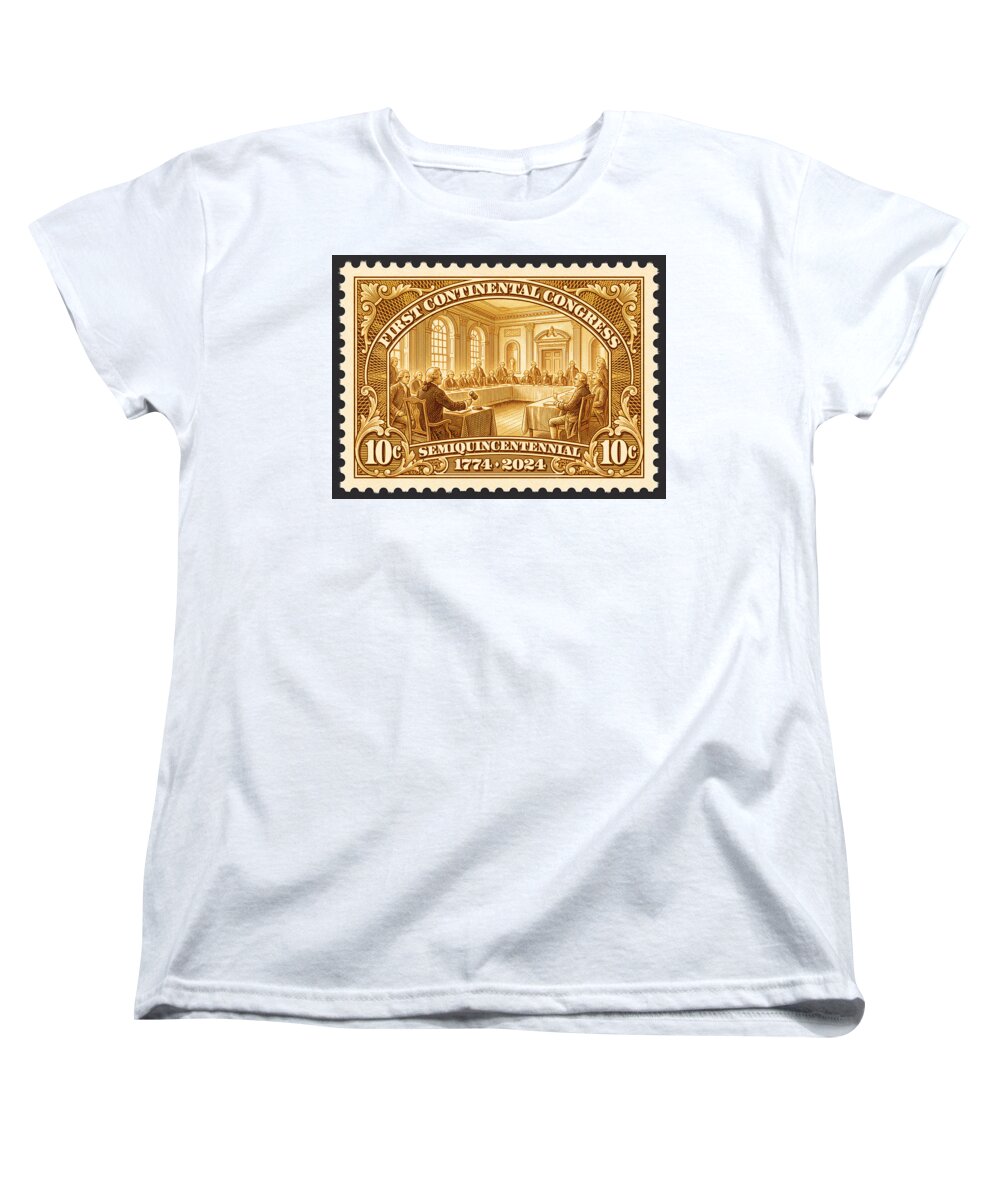 First Continental Congress 10c 1 - Women's T-Shirt (Standard Fit)