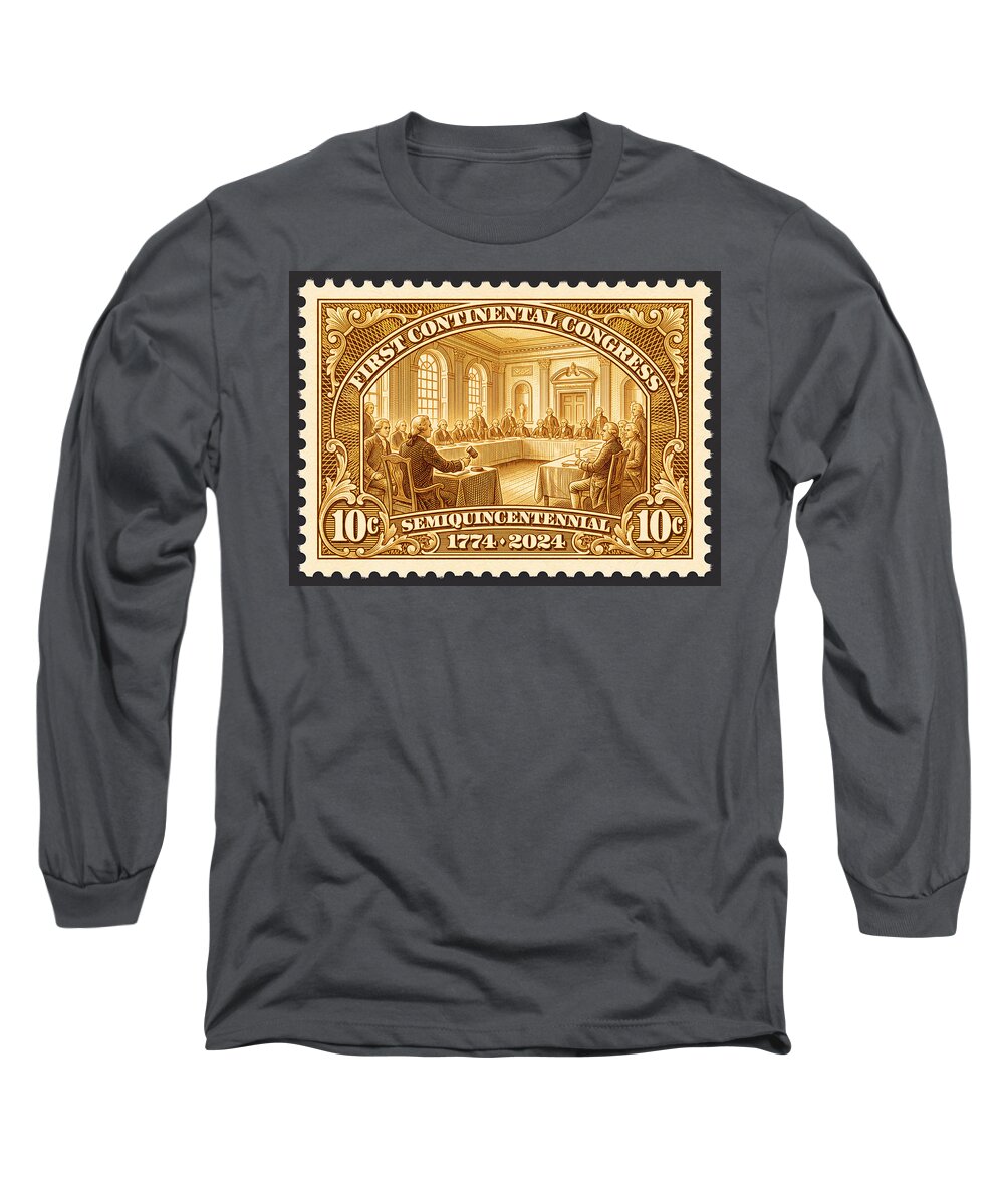 First Continental Congress 10c 1 - Long Sleeve T-Shirt