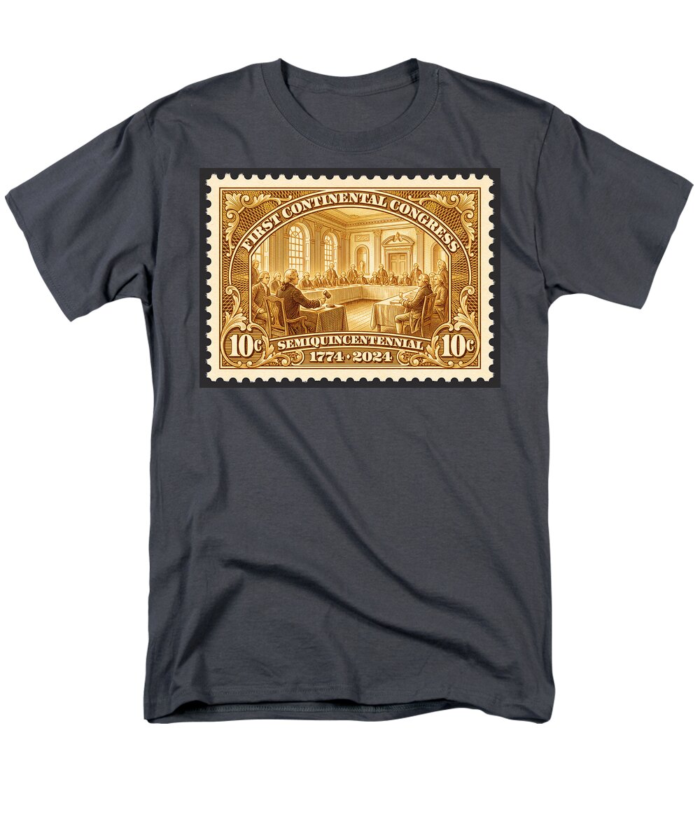 First Continental Congress 10c 1 - Men's T-Shirt  (Regular Fit)