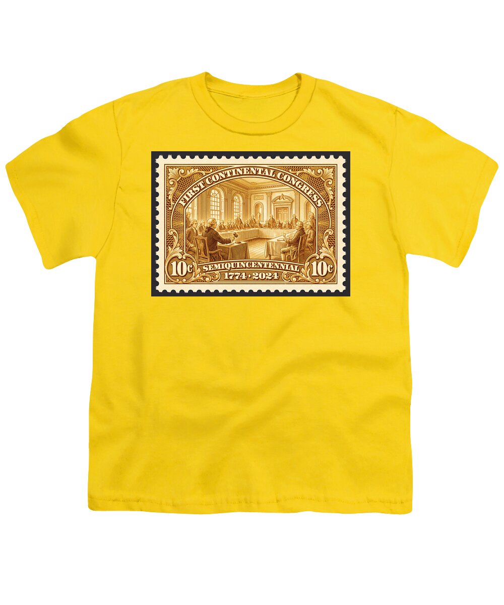 First Continental Congress 10c 1 - Youth T-Shirt