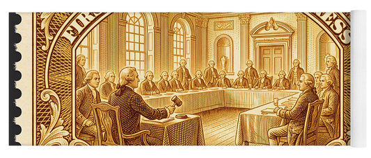 First Continental Congress 10c 1 - Yoga Mat