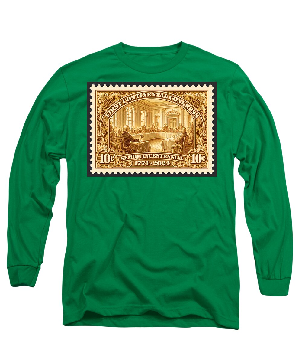 First Continental Congress 10c 1 - Long Sleeve T-Shirt