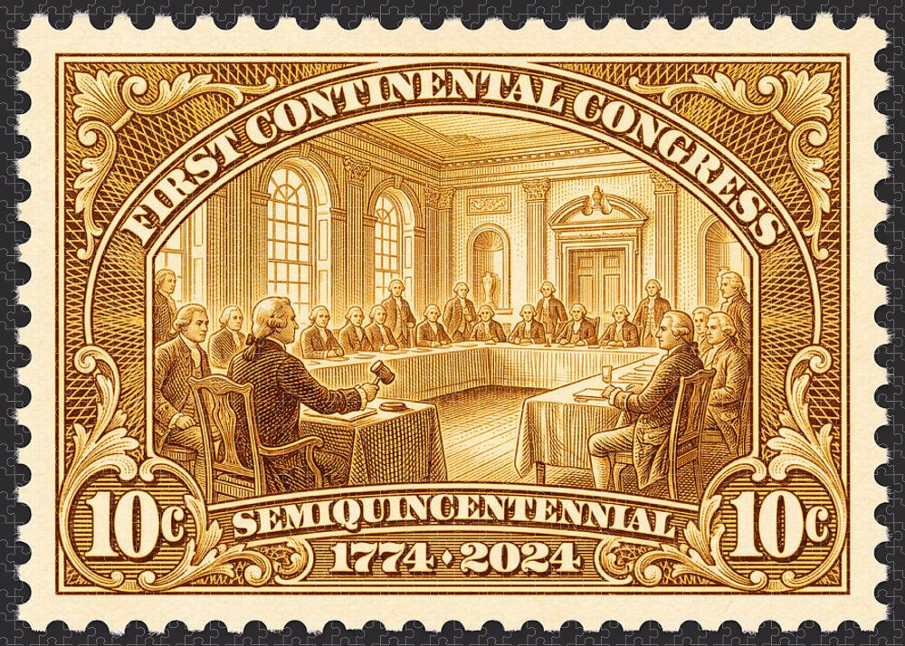 First Continental Congress 10c 1 - Puzzle