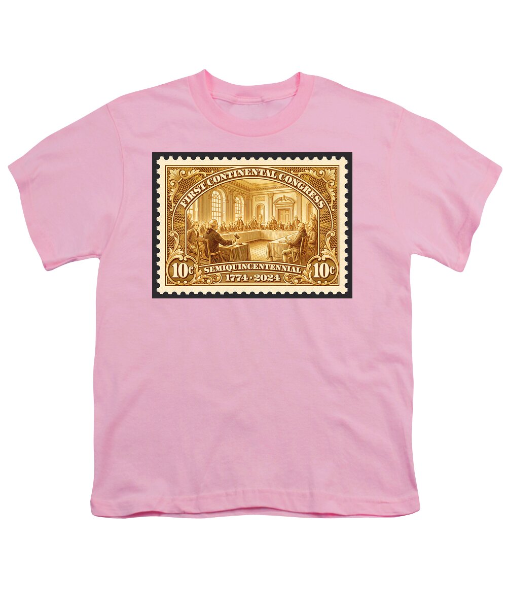 First Continental Congress 10c 1 - Youth T-Shirt