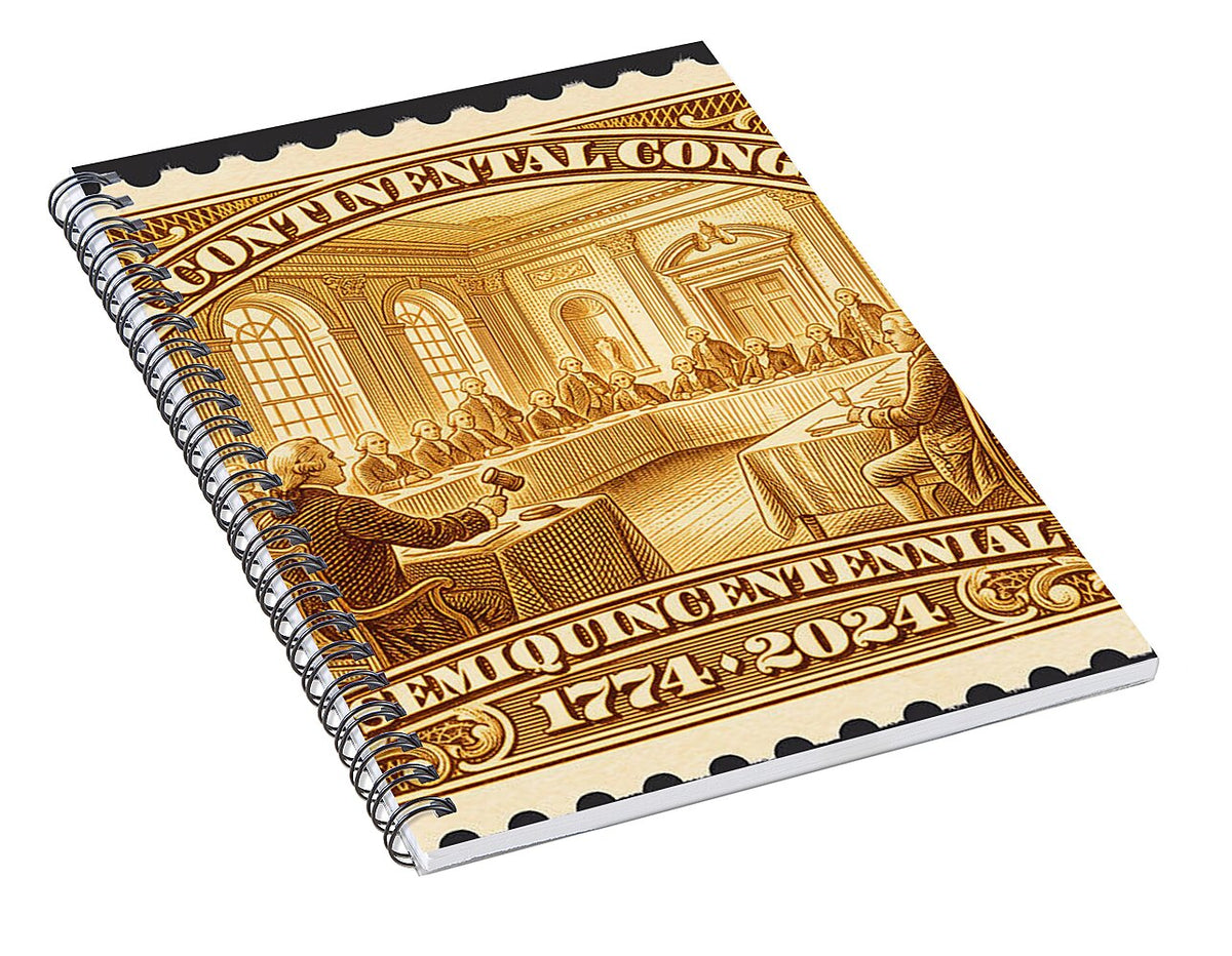 First Continental Congress 10c 1 - Spiral Notebook