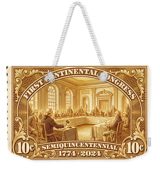 First Continental Congress 10c 1 - Weekender Tote Bag