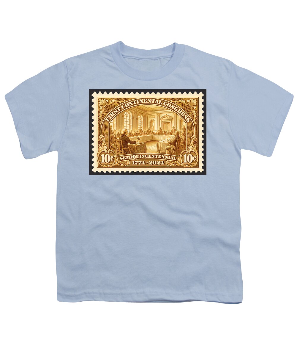 First Continental Congress 10c 1 - Youth T-Shirt