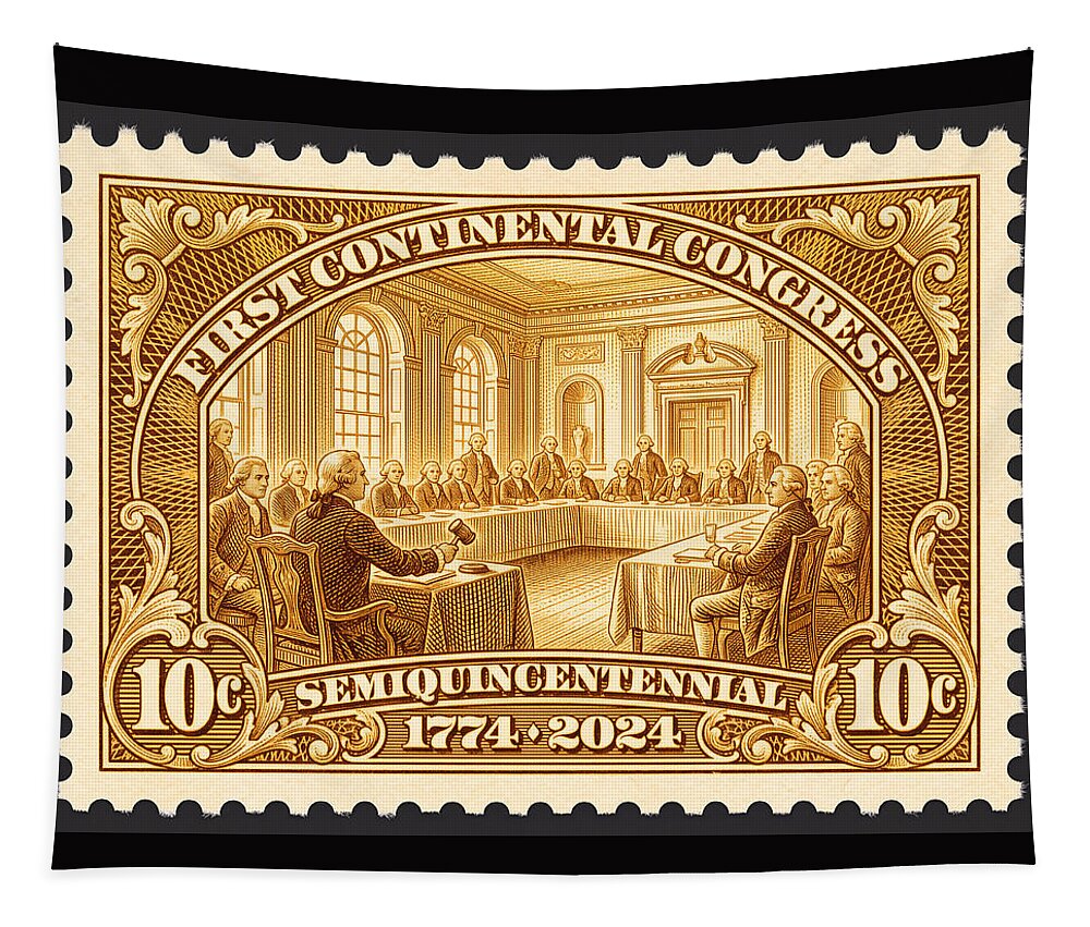 First Continental Congress 10c 1 - Tapestry