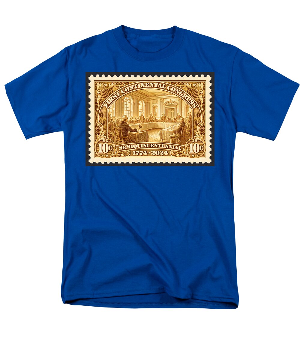 First Continental Congress 10c 1 - Men's T-Shirt  (Regular Fit)