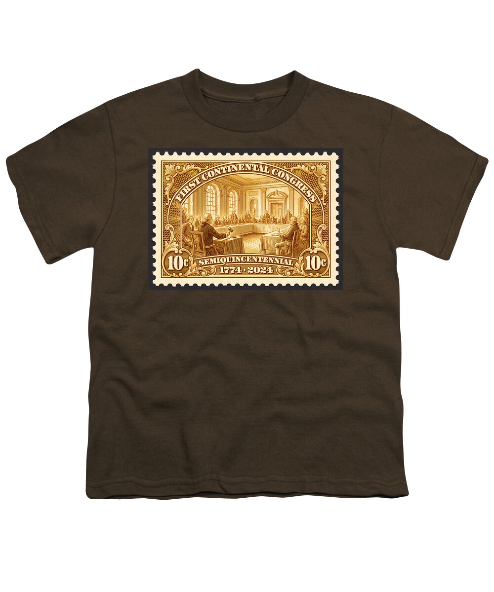 First Continental Congress 10c 1 - Youth T-Shirt