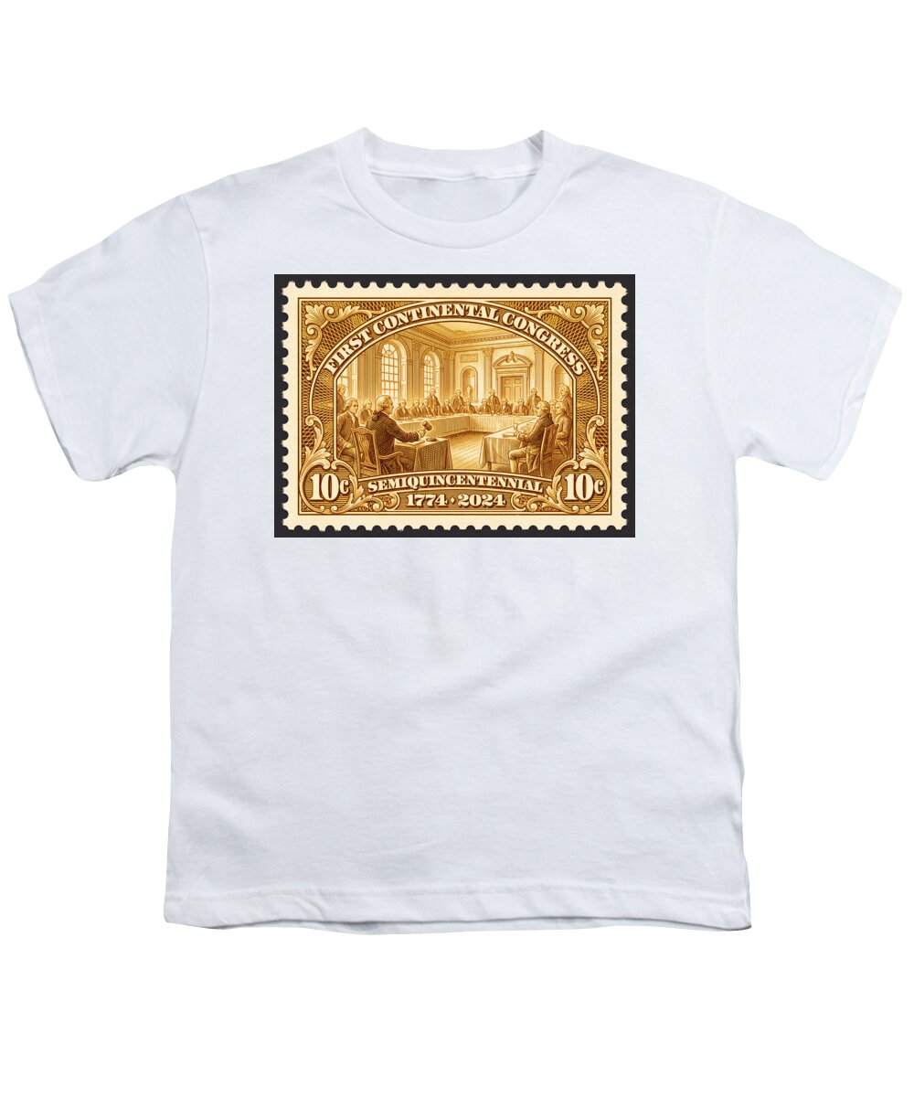 First Continental Congress 10c 1 - Youth T-Shirt
