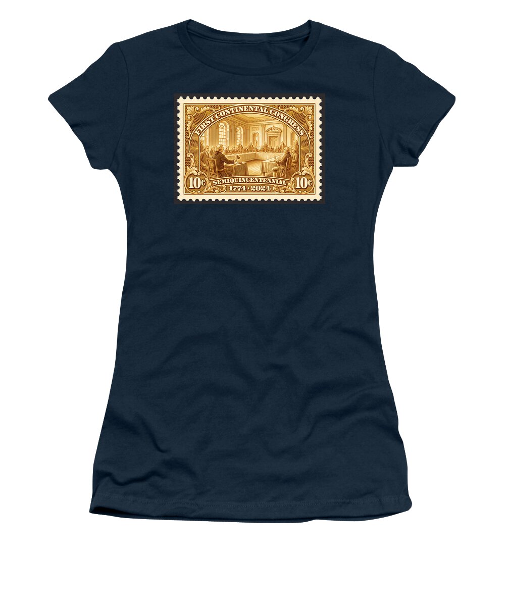 First Continental Congress 10c 1 - Women's T-Shirt